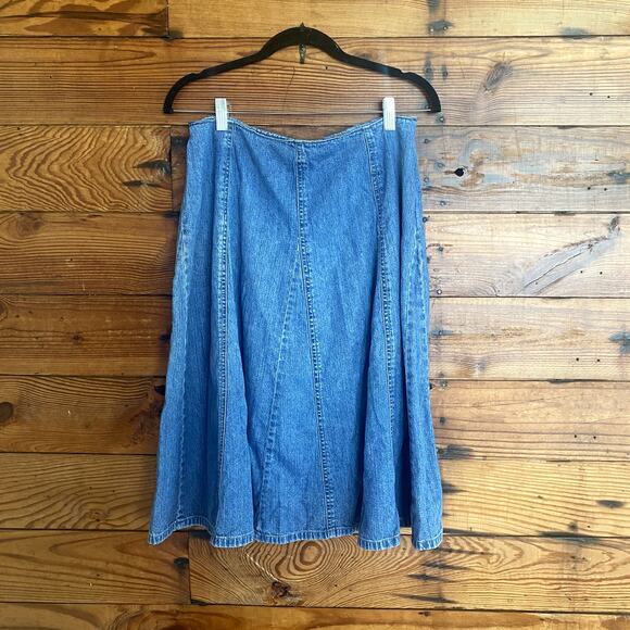Midi Denim Skirt size 16 - Picture 1 of 5